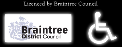 Licenced by Braintree Council